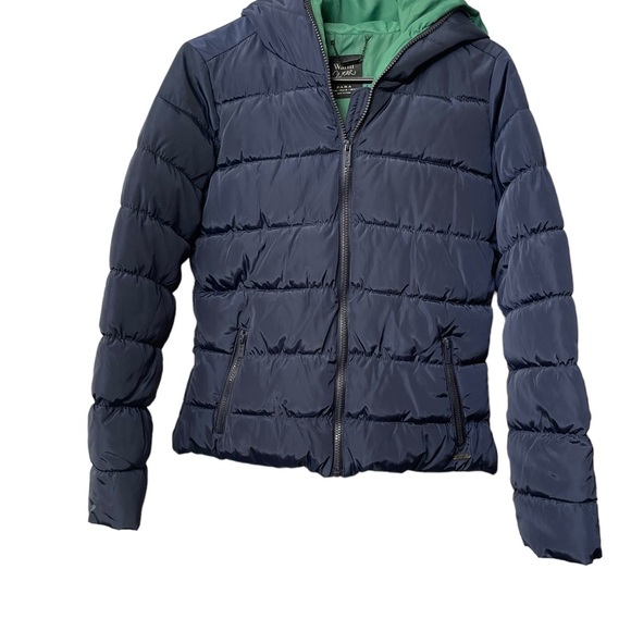 New! Zara - warm TRF hooded puffer jacket size M - Picture 6 of 12